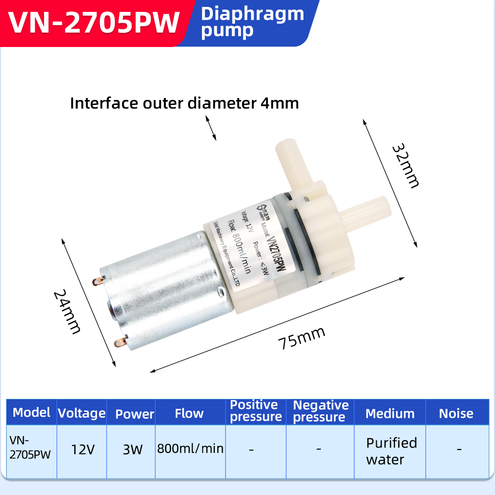 \diaphragm-vacuum-pumps\vn-2705pw\vn-2705pw-liquid-transfer-diaphragm-pump-specification